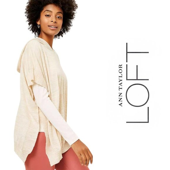 LOFT Tops - NWT LOFT Hoodie Poncho